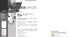 Desktop Screenshot of oblikovanje-diplom.eu