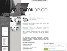 Tablet Screenshot of oblikovanje-diplom.eu